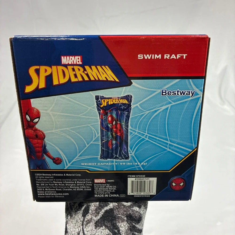 Marvel Spider-Man Swim‎ Raft Kids OS Blue Red New Inflatable Pool Float